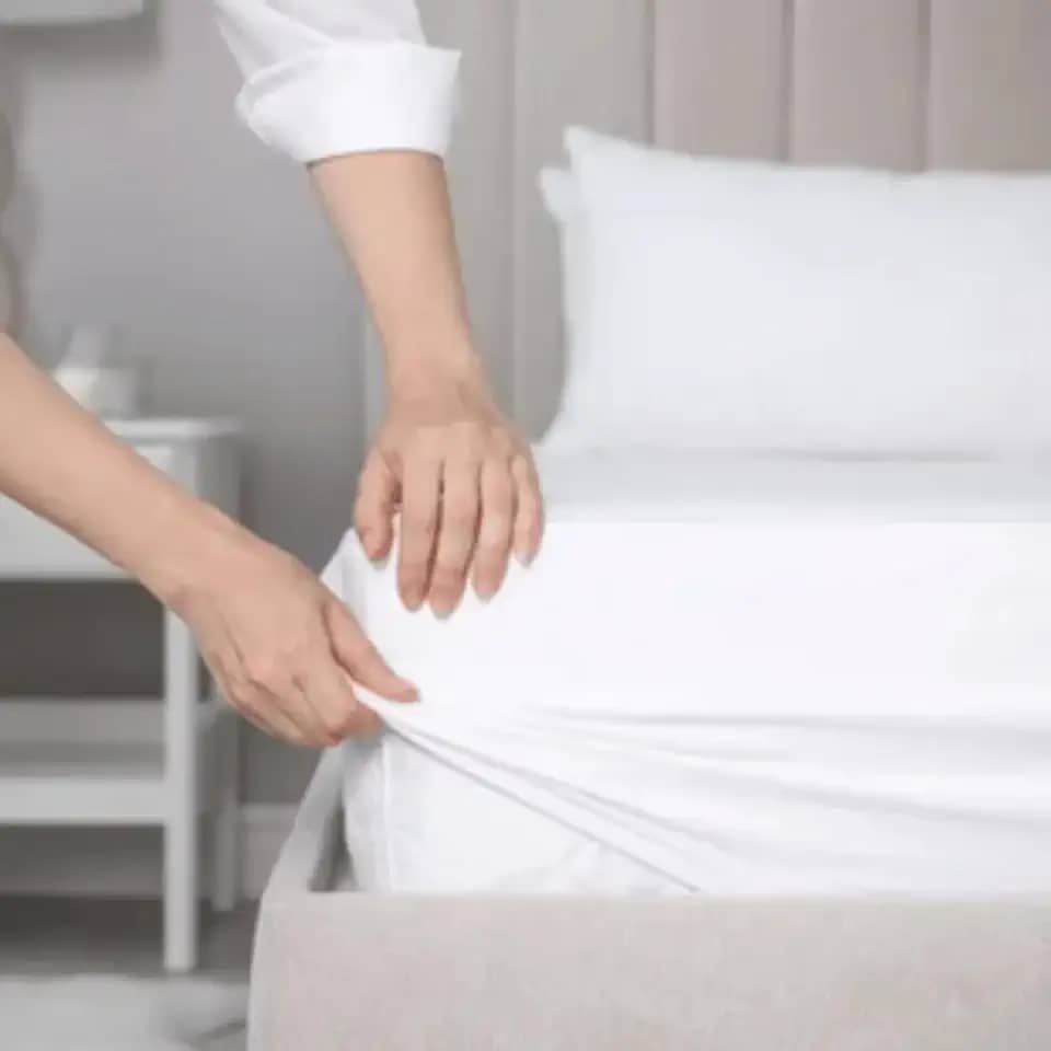 Jogo De Cama Hotel Motel Pousada Airbnb 180 Fios Teka Profiline Tecido Profissional Branco Resisitente a Lavação com Cloro (Solteiro)