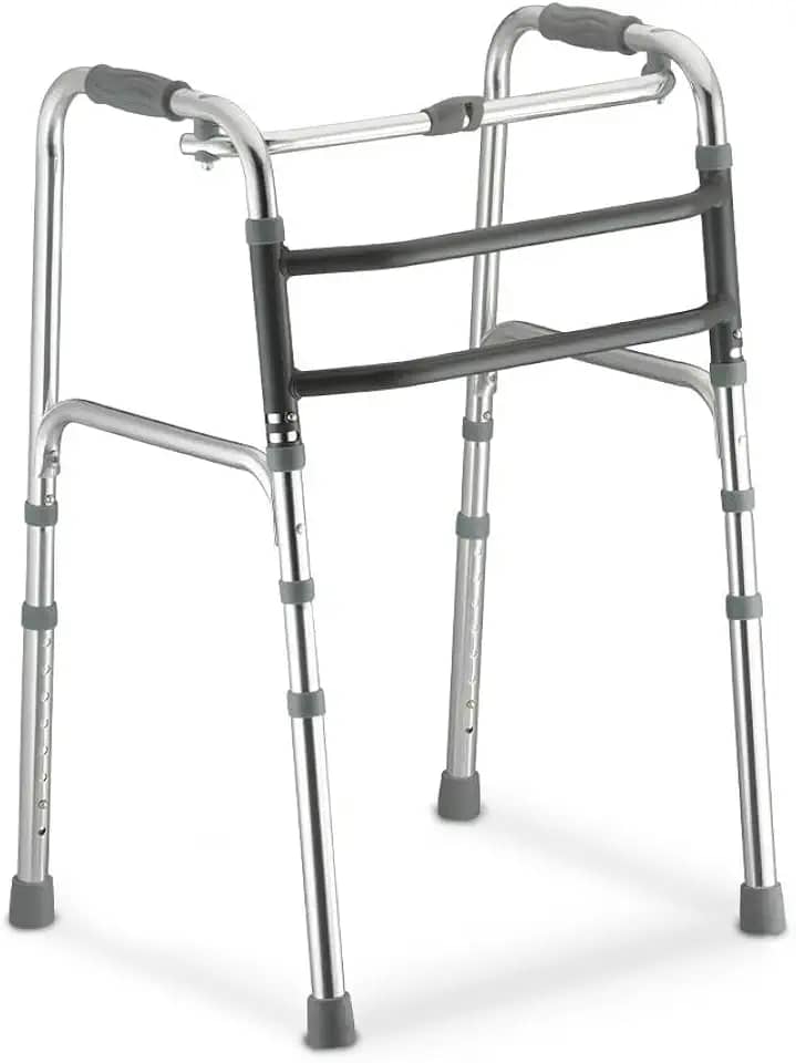 Andador de Alumínio Fixo Móvel e Articulado 3 em 1 D10 Dellamed