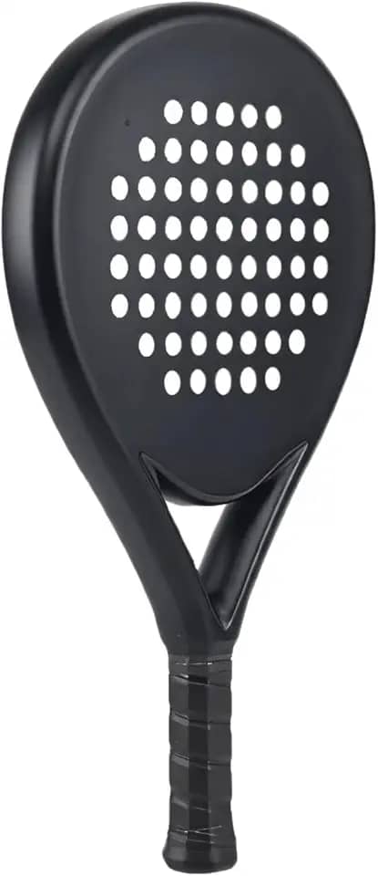 Raquete de padel de fibra de carbono – leve com bolsa protetora, ótima para todos os tipos de quadra e presente de entusiastas de tênis