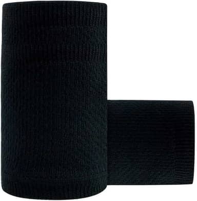 Munhequeira Toalha Grande 15 cm 2 Unidades cor Preta