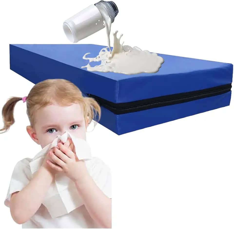 Capa Protetora de Colchão Berço Americano e Mini Cama Impermeável 130x70x12cm