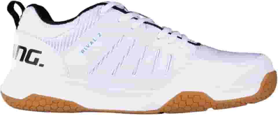 Rival Tênis masculino de squash (branco/supersônico) e preto/branco (quash, raquete, vôlei, floorball)