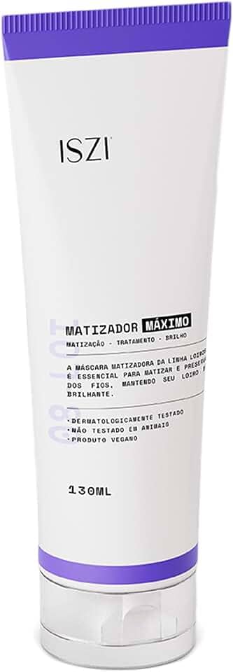 Máscara Matizadora Loiros Máximo Tratamento Nutrição e Brilho 130ml Iszi