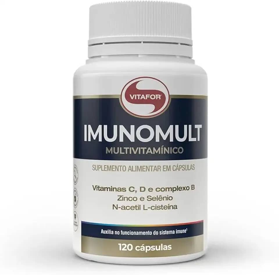 Imunomult Multivitamínico -120 Cápsulas - Vitafor