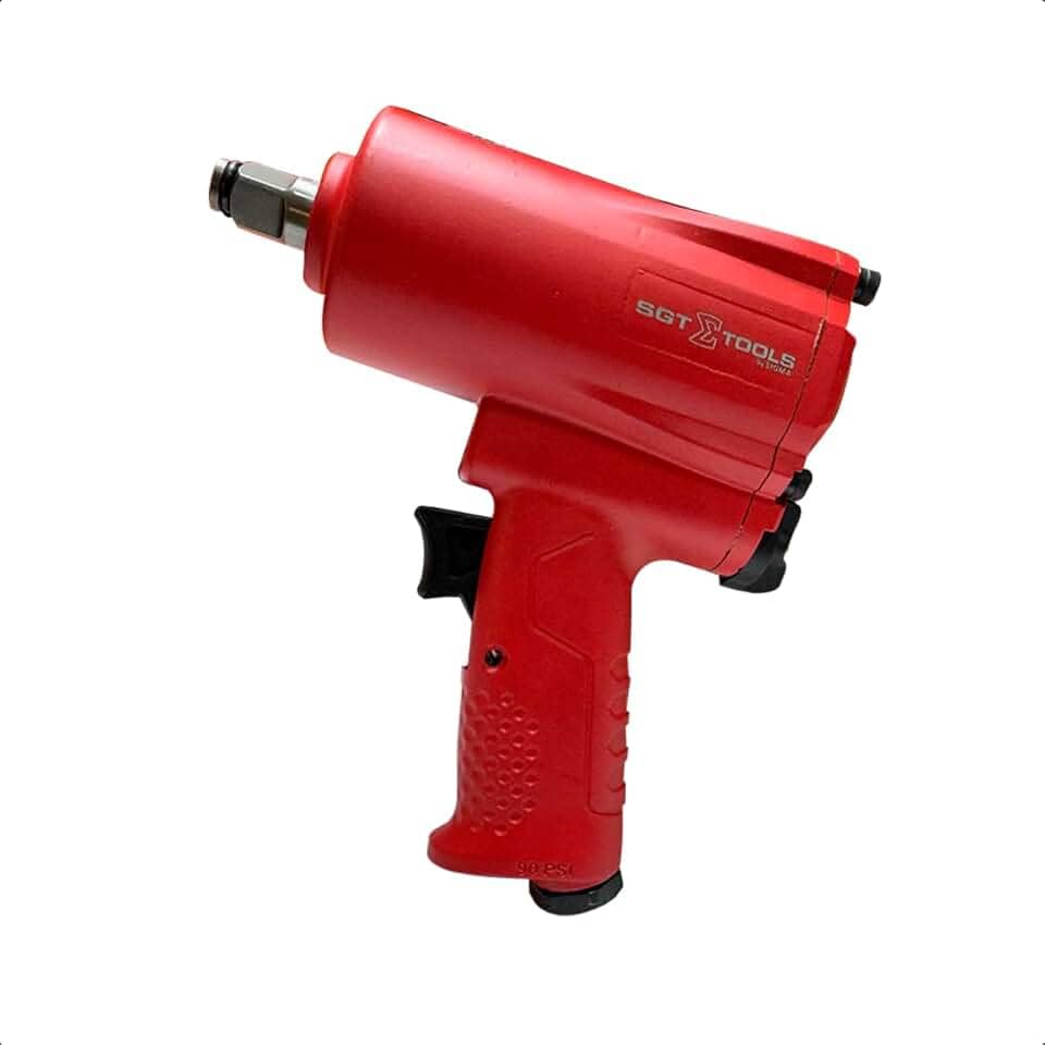 Chave de Impacto Pneumática 1/2” – 40 Kgf.m (400 Nm), 7.000 RPM, 90 PSI Compacta, Potência Profissional e Ergonômica