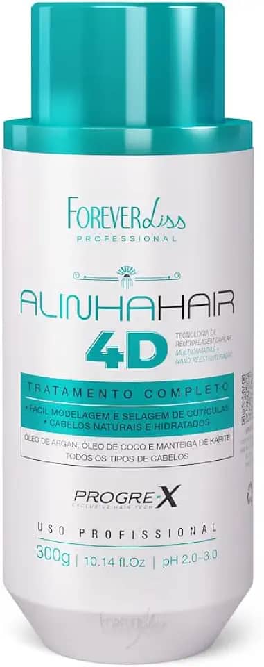 Realinhamento Capilar Alinha hair 4D 300g Forever Liss