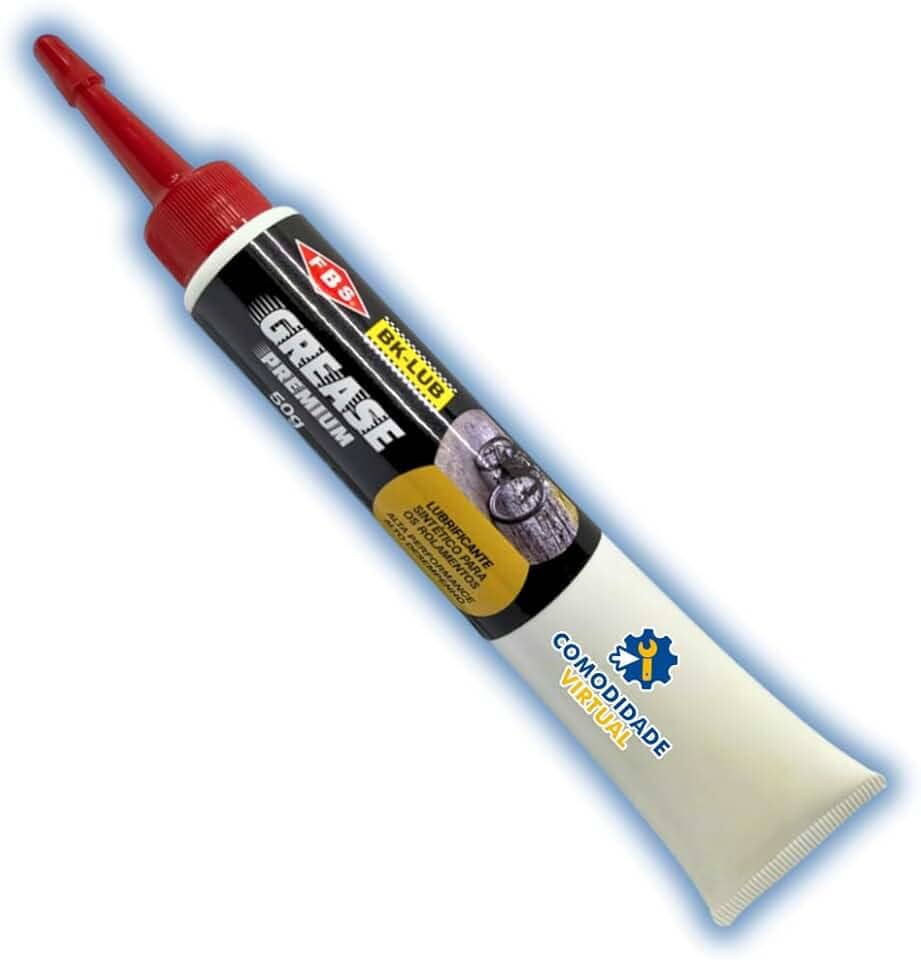 Graxa Lubrificante Sintética de Poliuréia Para Rolamento de Bike Para Bike - BK-Lub Grease Premium 50g