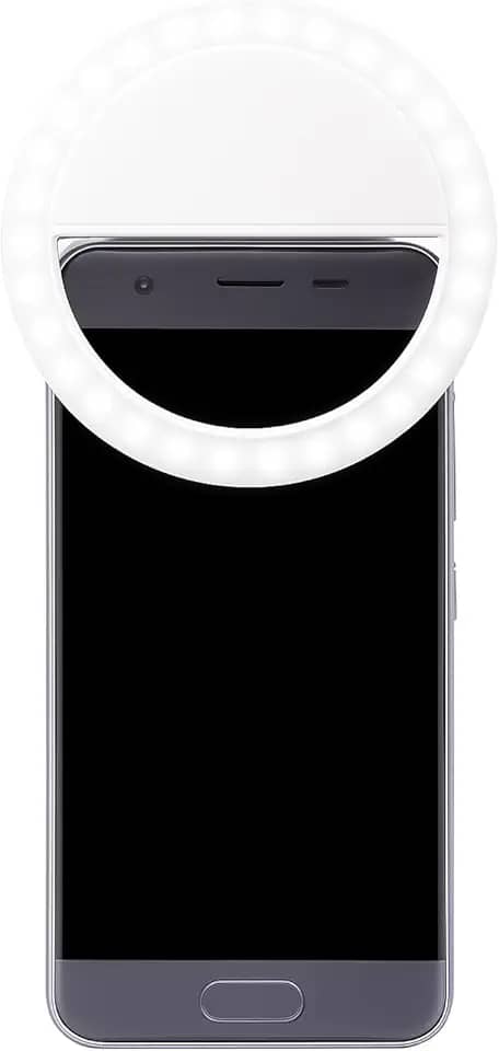 Luz Selfie Ring Light Clipe Anel Led Flash Celular Universal (Cores sortidas)- SHACK