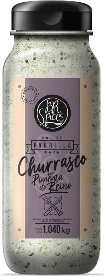 Sal de Parrilla com Pimenta do Reino 1,040kg - BR Spices