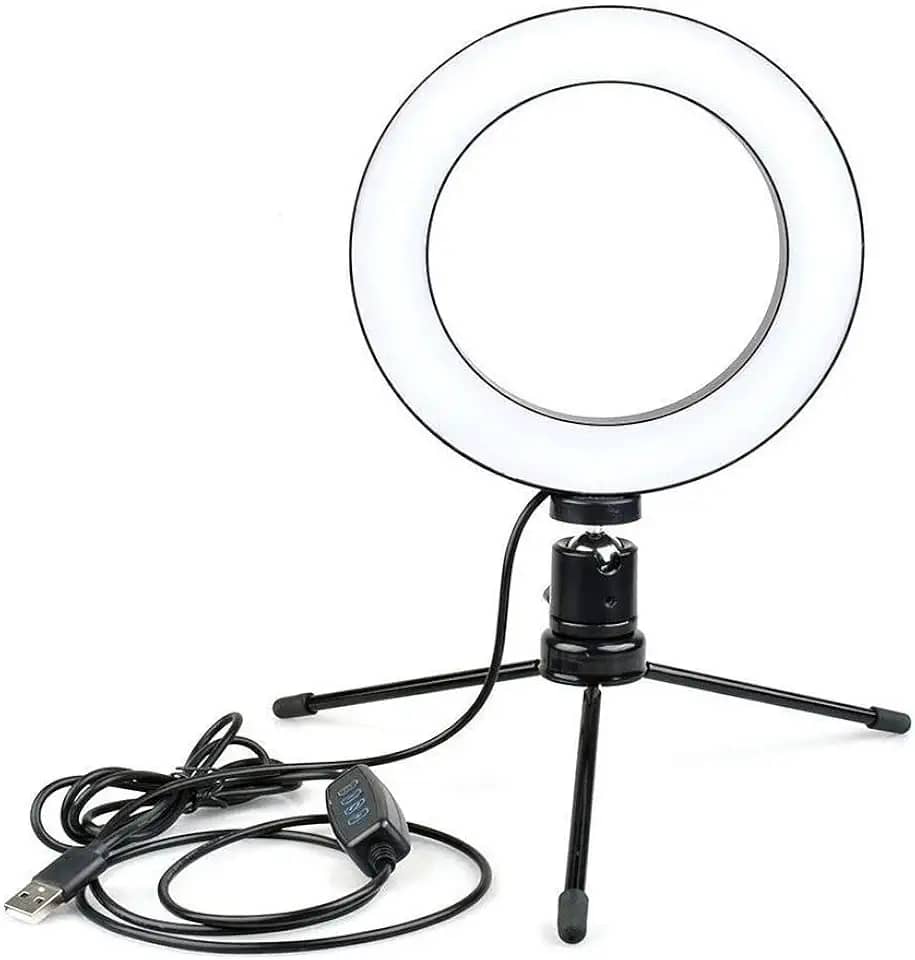 Luz e Iluminador Ring Light 6 Polegadas 36 Led Usb Led Misto Mesa