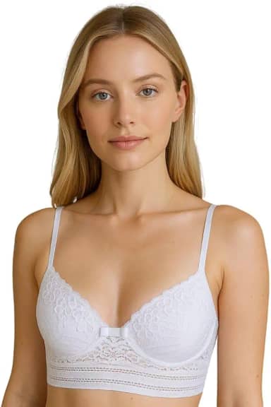 Sutiã com Bojo Soutien Renda Elástico de Sustentação no cós Jéssica