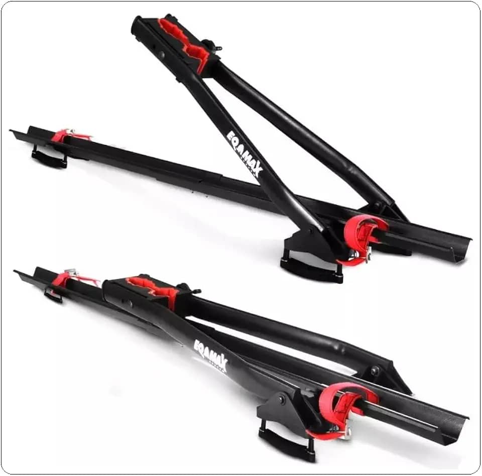 2 Transportadores Bicicleta Teto Velox Aço Eqmax Transbike