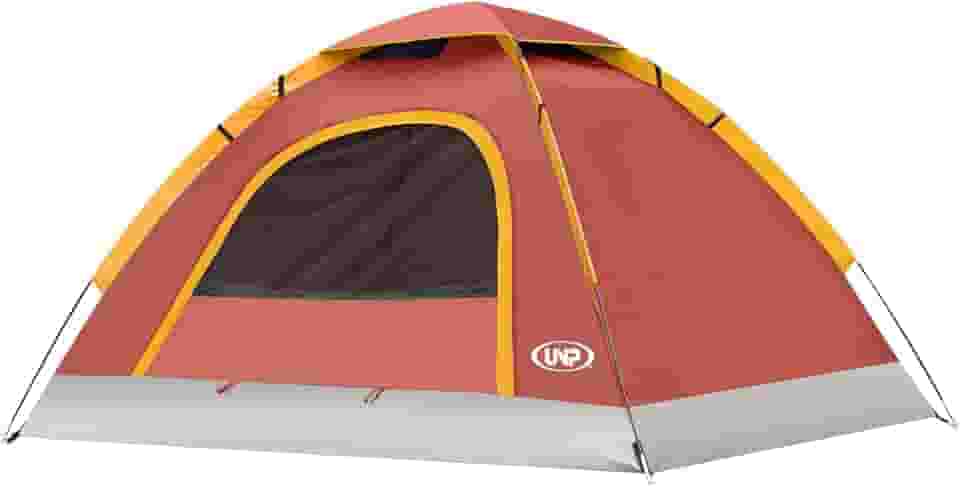 UNP Barraca de acampamento para 2/3/4/6 pessoas, fácil de configurar para acampamento, barraca de acampamento leve, barraca de acampamento portátil para praias ao ar livre e mochilão
