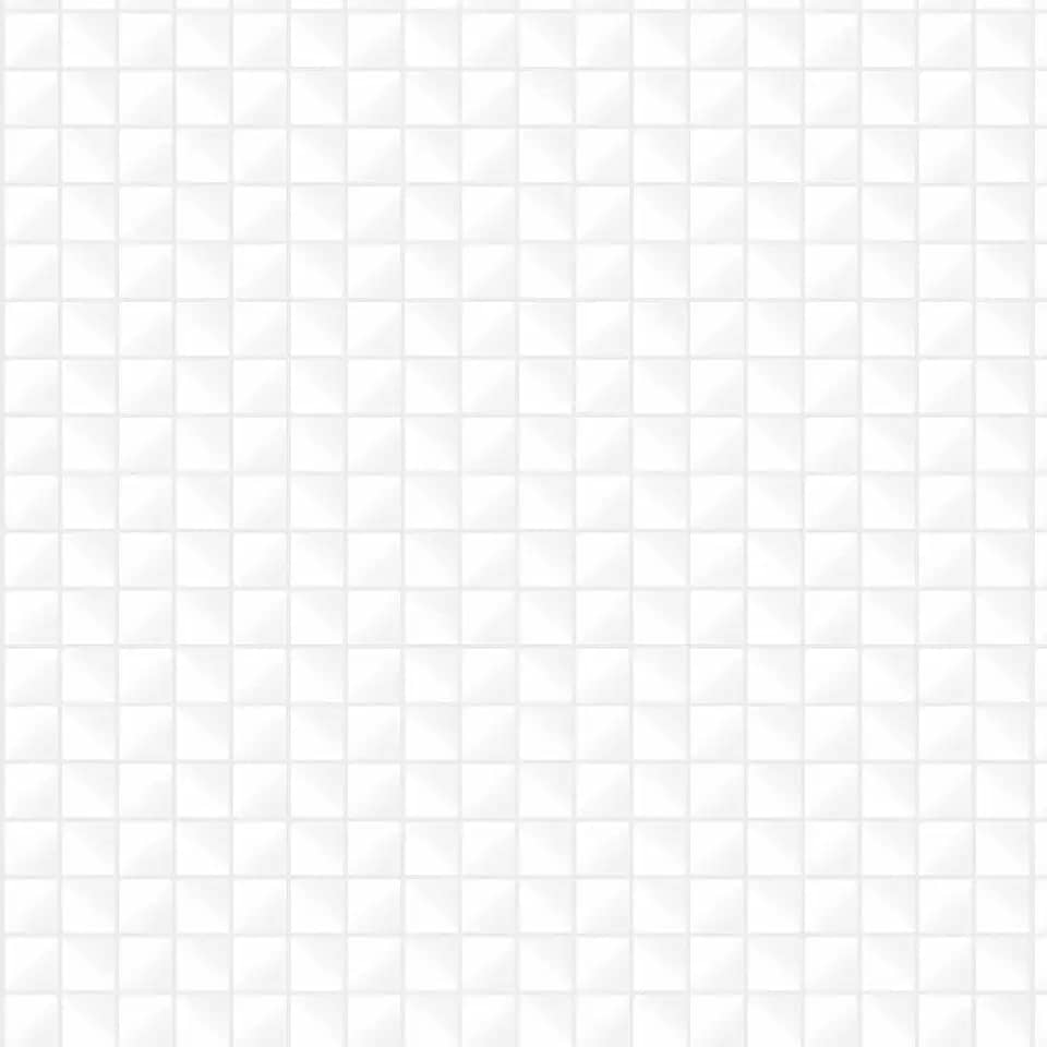 Papel de Parede Adesivo Para Cozinha e Banheiro Lavável Pastilha Branca Rolo 1m