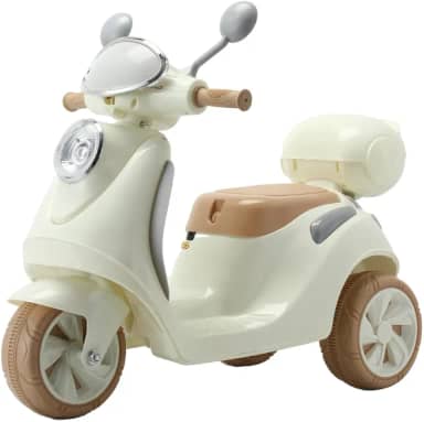 Bang Toys Moto Elétrica Infantil Scooter Bella T3 6v Bege