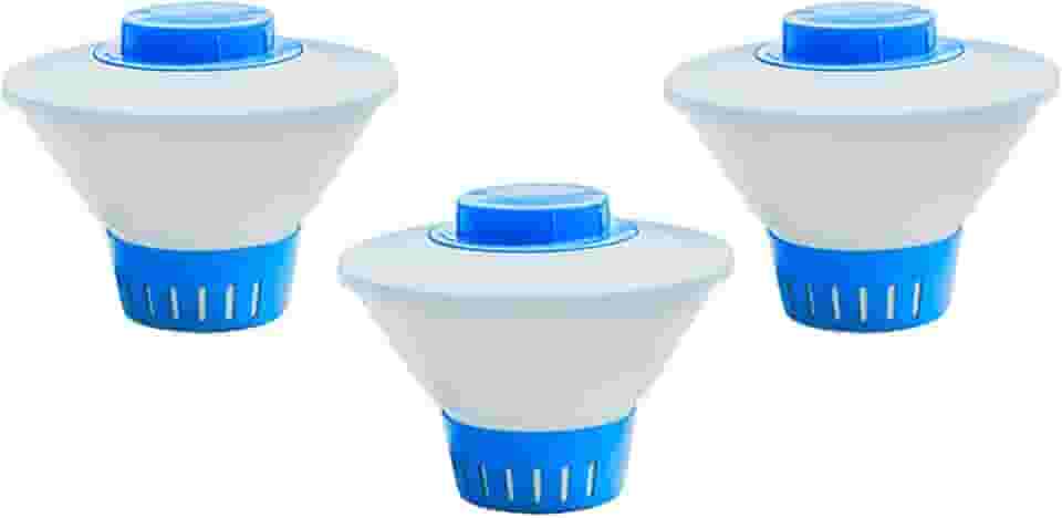 Clorador Margarida Flutuante Para Piscina Vinil e Intex | Suporte Para Pastilhas De Cloro | Flutuador De Cloro | Clorador Pra Agua Potavel Consumo Humano