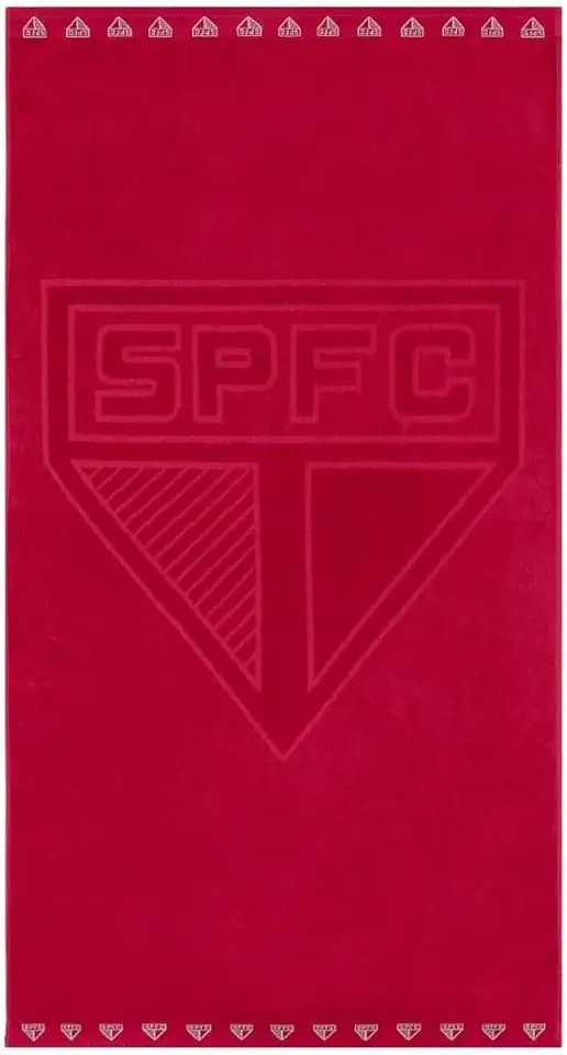 Buettner, Toalha De Banho Time Jacquard São Paulo Buettner Vermelha