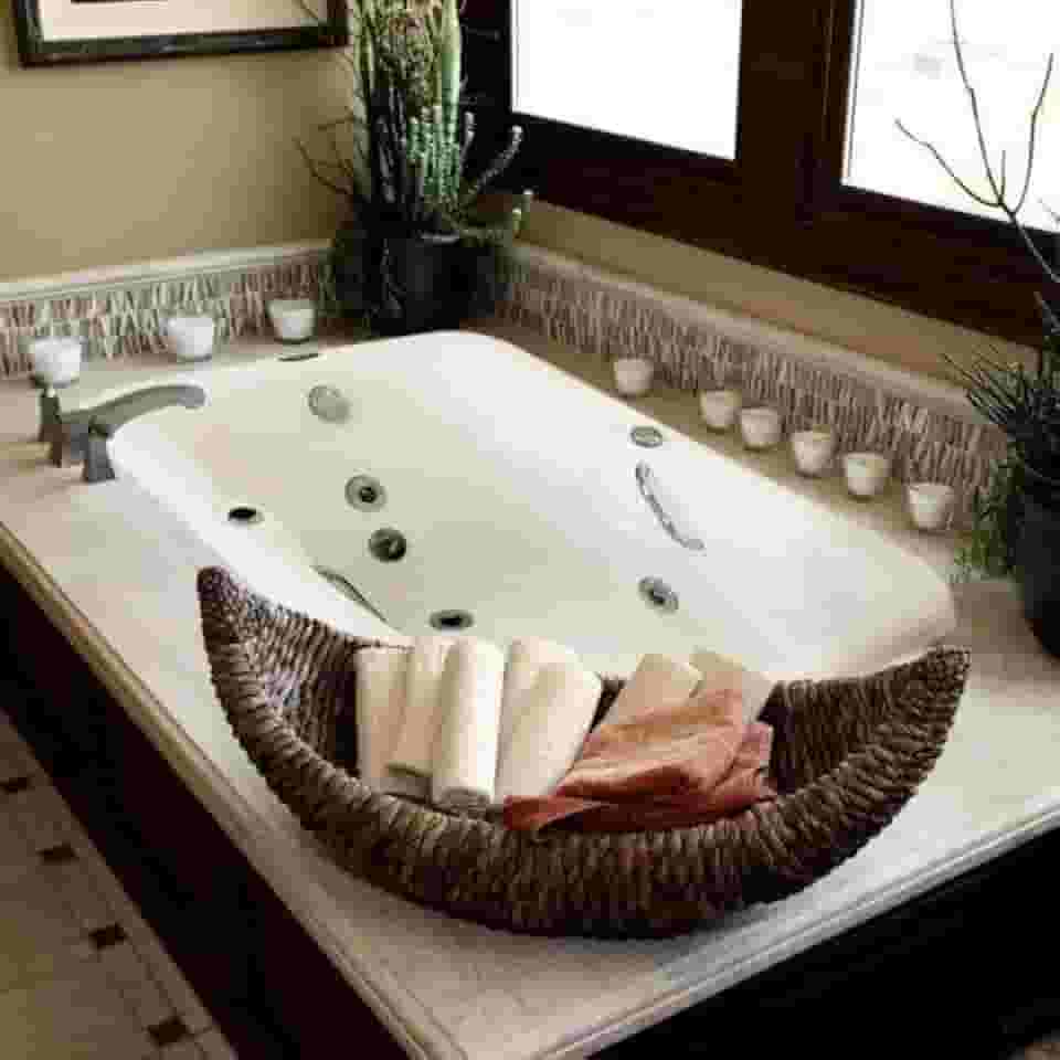 Banheira Hidromassagem Dupla Ouro Fino Softcril Standard 120cmx80cmx49cm 4 Jatos