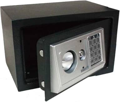 Cofre Eletrônico Digital Segredo Senha 30x20x20cm Chave Aço