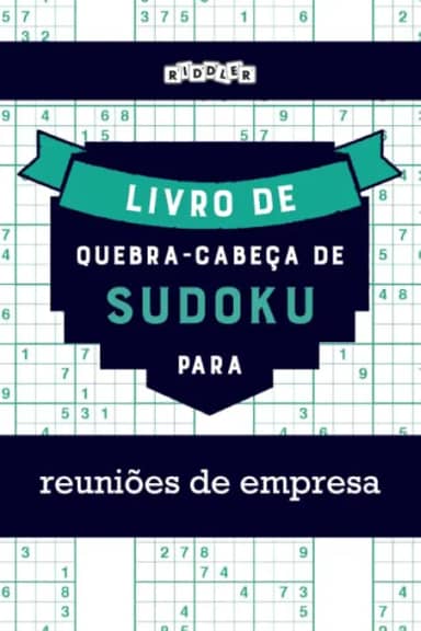 Livro de quebra-cabeças de Sudoku para reuniões de empresa (Portuguese Edition)