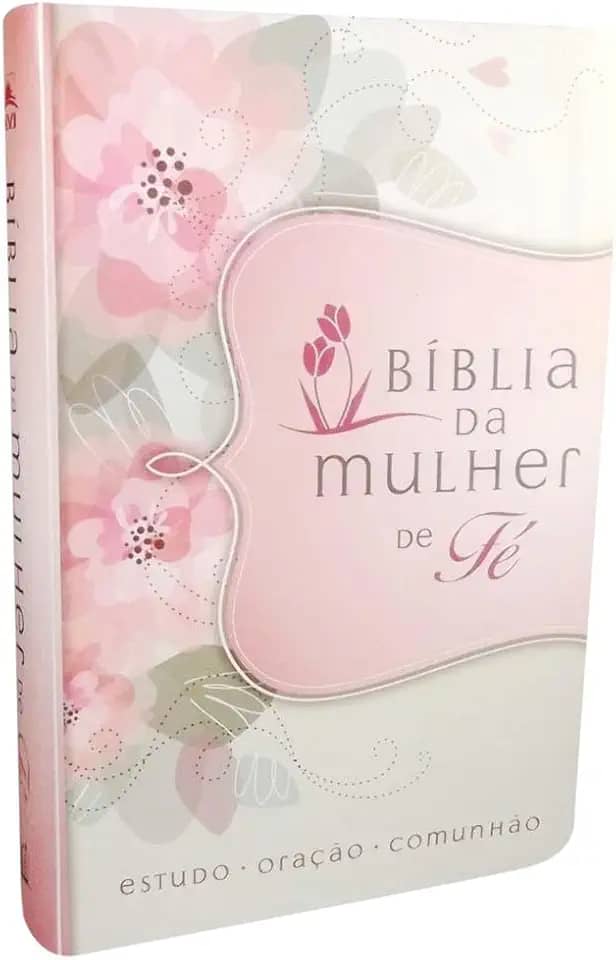 Bíblia da Mulher de Fé, NVI, Couro Soft, Flores