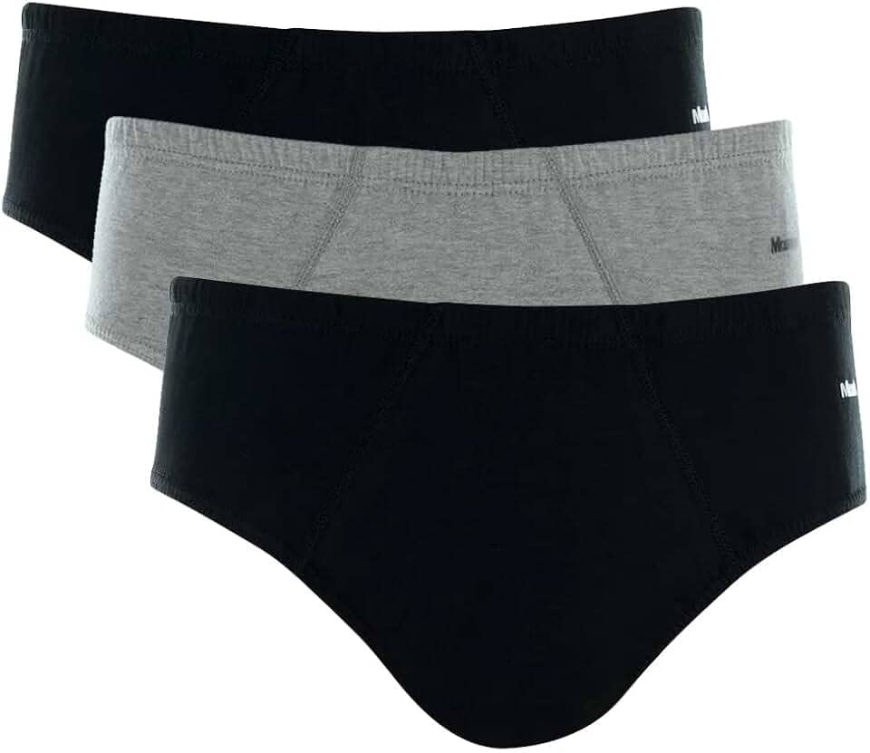 Kit 3 Cuecas Slip Algodão, Mash, Masculino