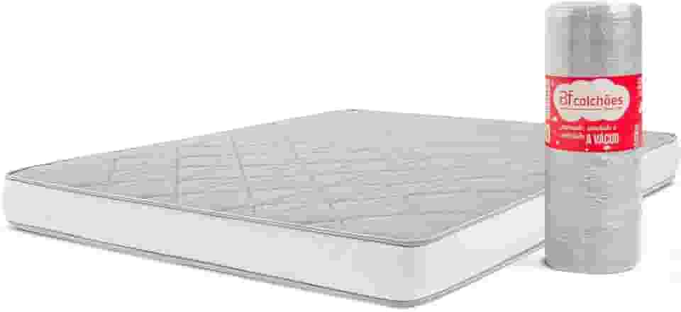 Colchão Queen de Espuma D45 a Vácuo 158x198cm BF Colchões