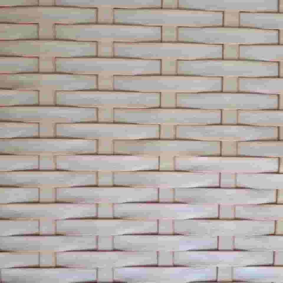 Cesto de roupas sujas mais lixeira de fibra sintética (vime)