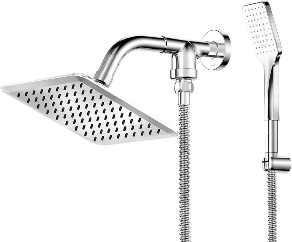 Docol Ducha Quadrada de Parede Cromada DocolSlim Com Chuveirinho