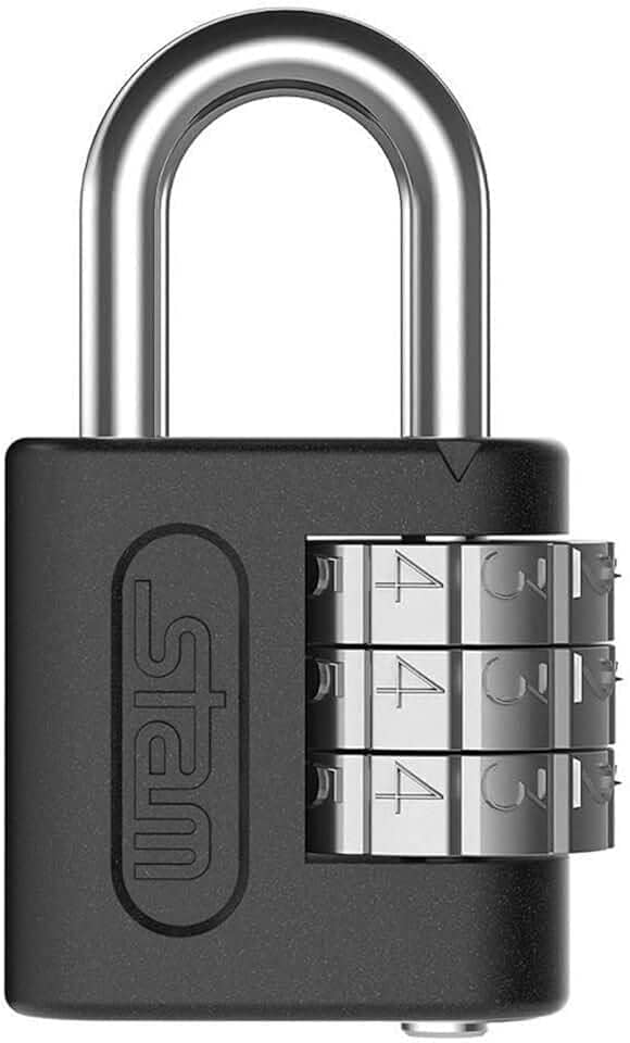 CADEADO SEGR. 25 MM - PRETO FOSCO - ENC.