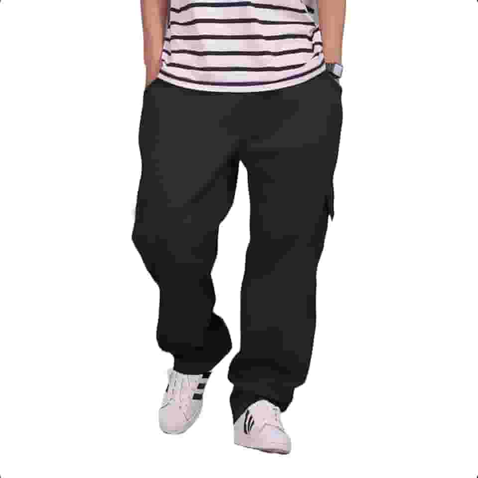 Calça Cargo Sarja, Unissex, Skate E Casual | 4 Bolsos Tatica