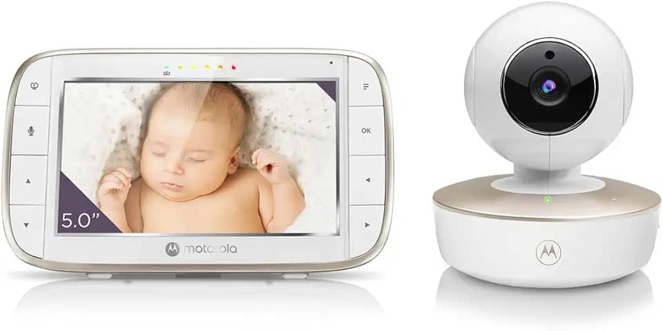 Motorola, Babá Eletrônica VM855 Connect, Visão Noturna, Wi-Fi, Tela Extra Grande