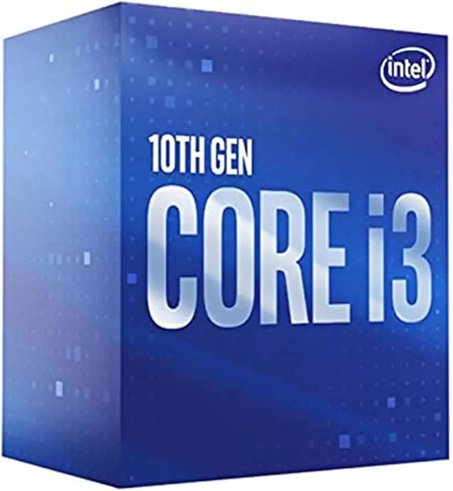 PROCESSADOR INTEL CORE I3-10100F 3.60GHz (MAX TURBO 4.30GHz) DDR4 CACHE 6MB LGA1200 COMET LAKE 10°