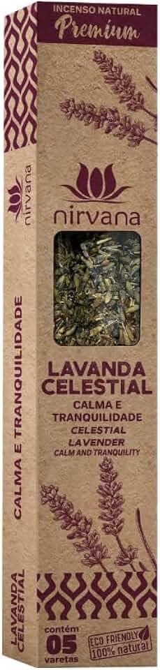Incenso Nirvana Lavanda Celestial Premium 100% Natural