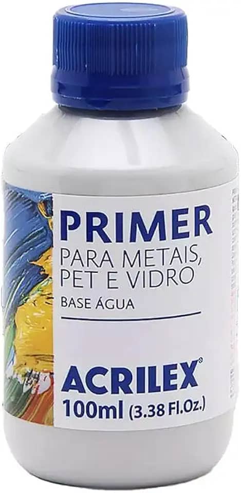 Primer para Metais PET e Vidros Cinza Acrilex 100 ml