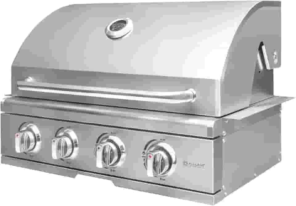 Churrasqueira a Gás Alluma Essential Em Inox de Embutir - 4 Queimadores