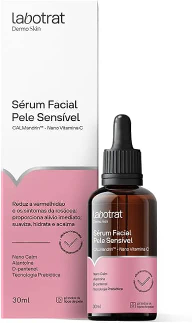 Serum Facial Pele Sensível Labotrat Dermo Skin Reduz Vermelhidao e Rosaceas