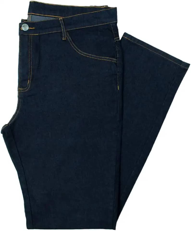 Calça Jeans Plus Size Masculina Tradicional Almix