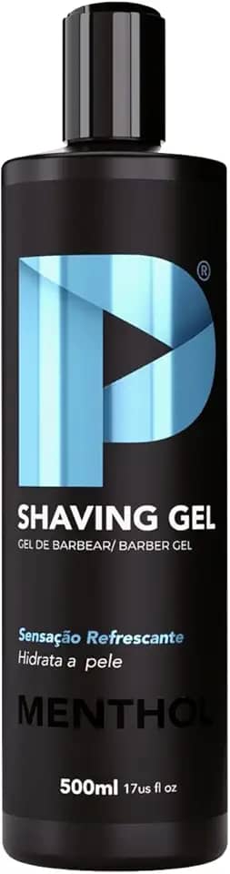 Shaving Gel De Barbear Play Barber 500g Menthol Profissional