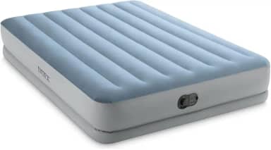 Intex Colchão de ar Airbed Dura-Beam Plus de cintura média | Queen Size | 64159 | Bomba elétrica USB embutida | Multicolorida