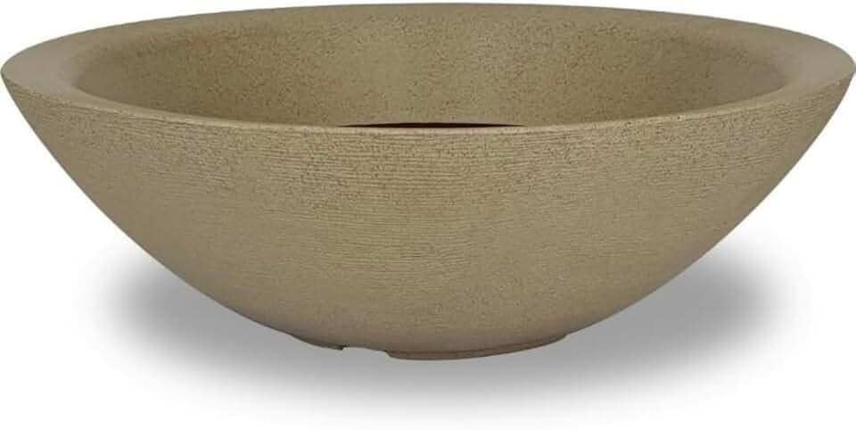 Vaso Bacia Grande Polieitleno Decorativo Planta Rosa do Deserto Cactos Suculentas N4 (Palha)