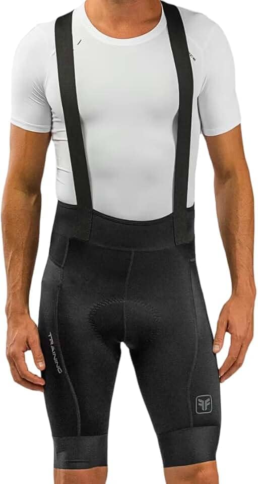 Bretelle De Ciclismo Masculino Forro Invert Gel Free Force Training Preto Bermuda