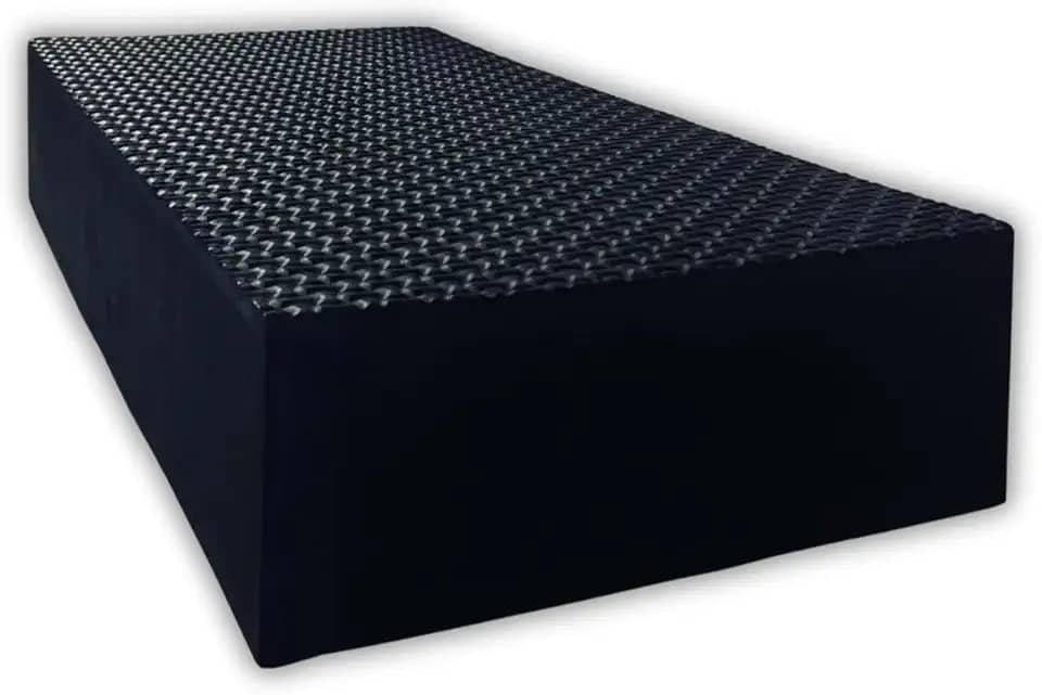 Step para Academia 40x30x10 cm, Exercícios Cross Fit, Aeróbico, Yoga, Pilates, Fisioterapia (Preto)