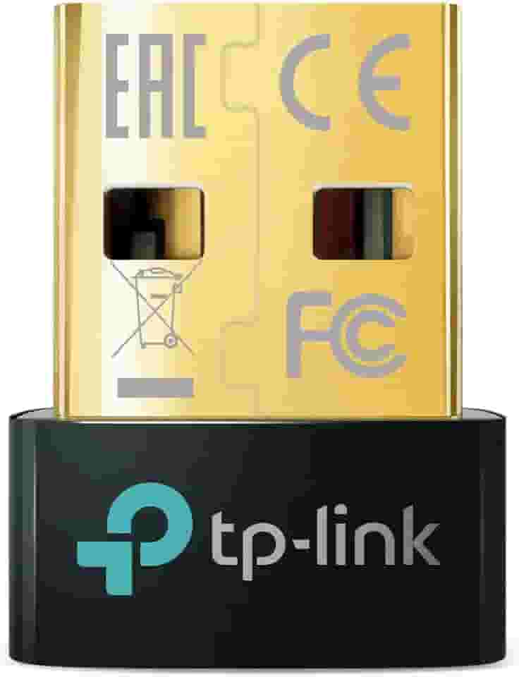 TP-Link Adaptador USB Bluetooth para PC – Receptor Dongle Bluetooth 5.4, Plug and Play, Design Nano, EDR e BLE, suporta Windows 11/10/8.1/7 para desktop, laptop, PS5/PS4/Xbox (UB500)