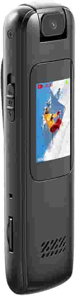 Gravador de Voz Digital de 32 GB, Vídeo Graváve Igravador de MP3 Portátil, Ditafone Palestras de Reunião, Dispositivo de Gravação Recarregável, Gravador Ativado por Voz, Reprodução para Entrevista