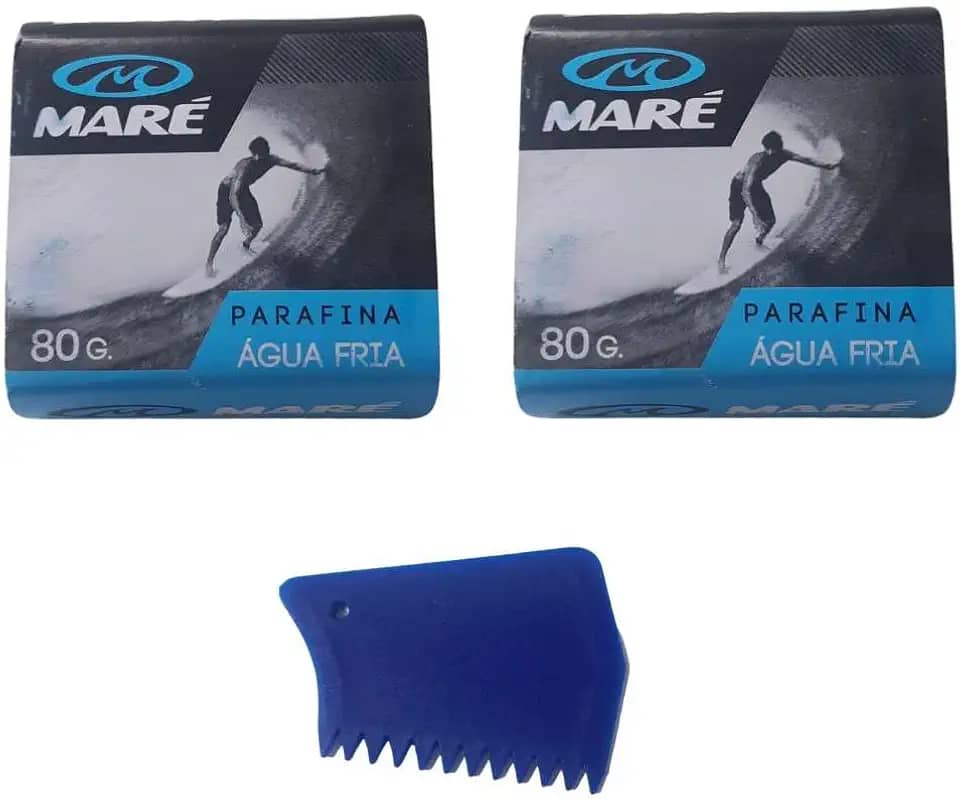 Parafina Surf Maré + 1 Raspador Combo 2 Parafina Prancha de Surf Mare + 1 Raspador