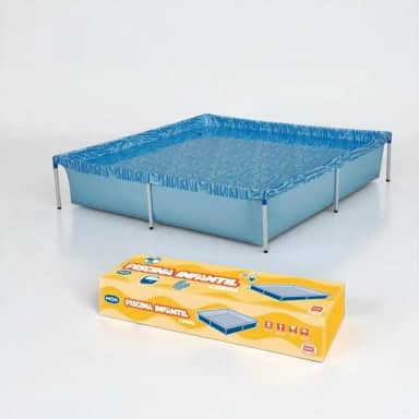 Piscina Estruturada 1500l MOR REsistente C Pintura Epoxi Azul Pratica