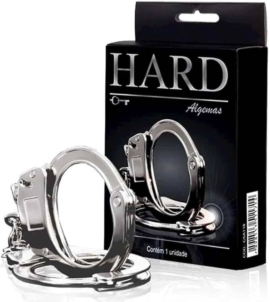 HARD - Algema Sensual Em Metal Reforçada Cromado REF:HA109MC