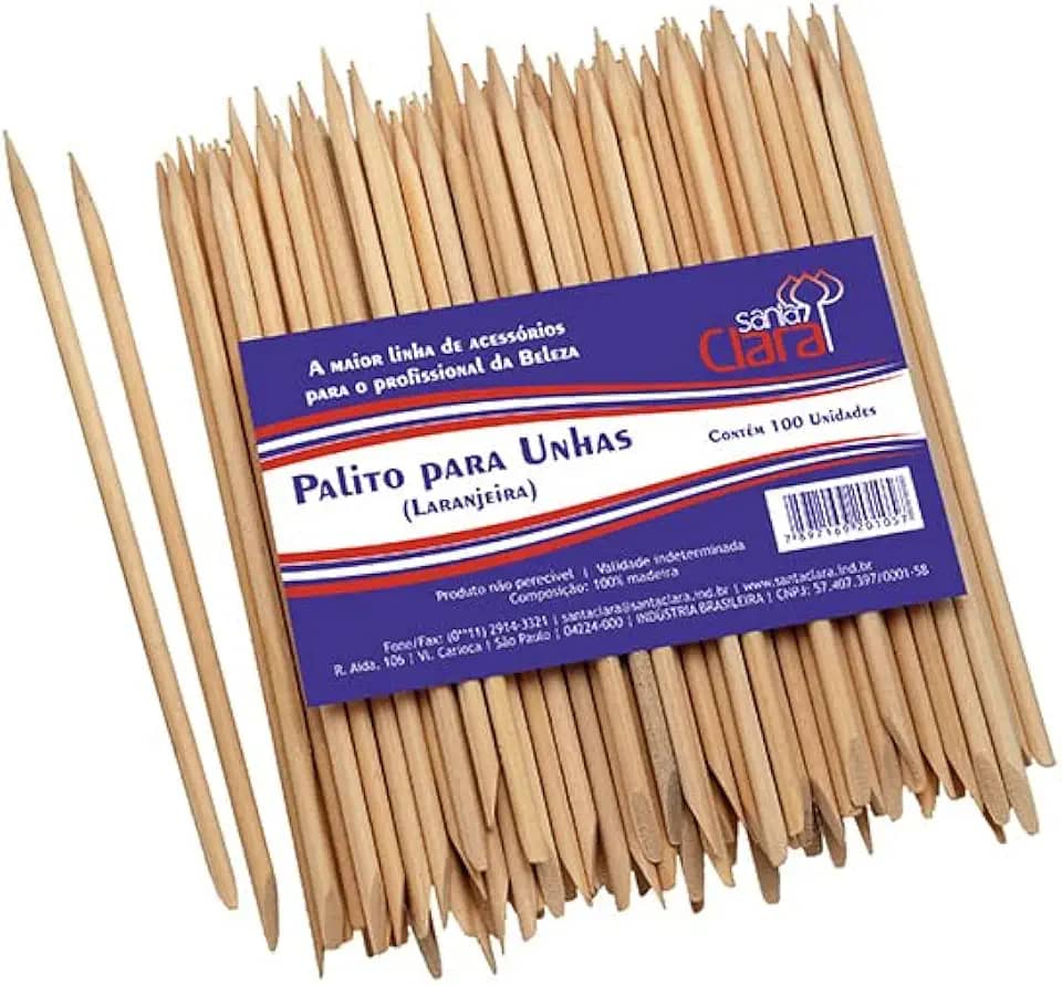 Palito unha laranjeira c/100