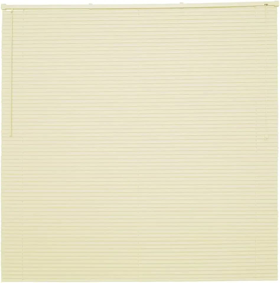 Persiana para Janelas OFF com Lâminas Horizontais PVC na Cor Bege Tamanho Larg. 0,80 x Alt. 1,30m